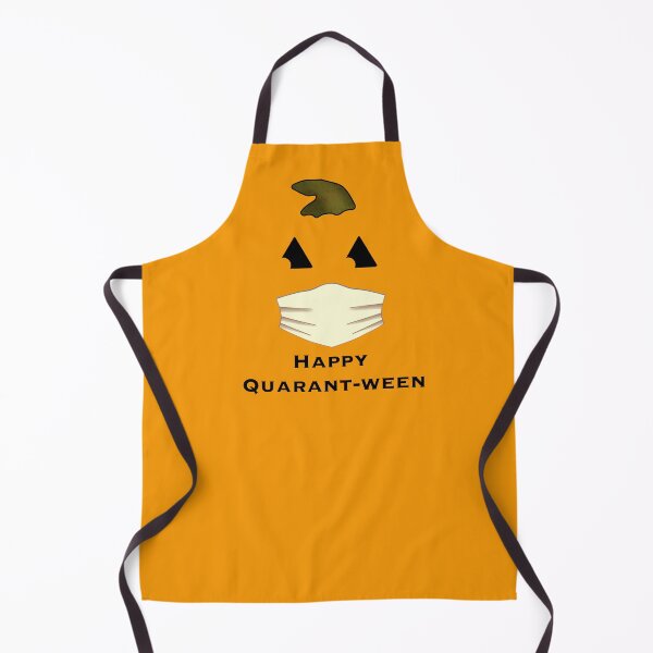 Item preview, Happy Quarant-ween halloween pumpkin with mask designed and sold by HappyThoughts85.