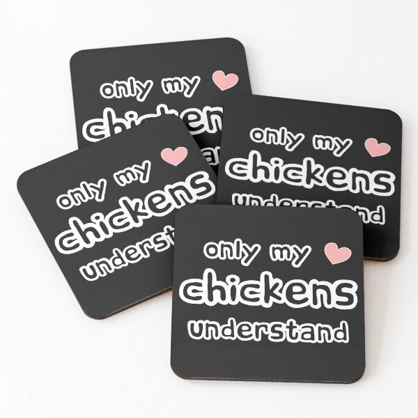Item preview, Only My Chickens Understand designed and sold by LoveLifeRandom.
