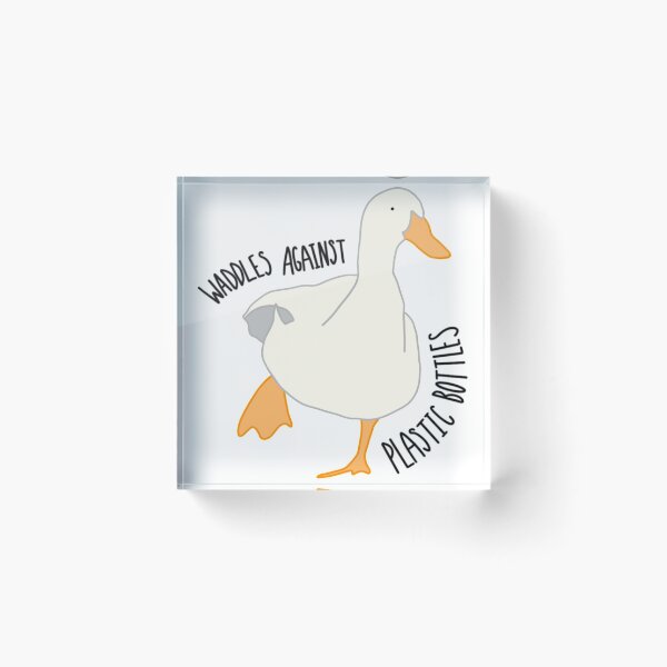 Item preview, Waddles Against Plastic Bottles designed and sold by buckal.