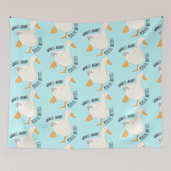 Item preview, Waddles Against Plastic Bottles designed and sold by buckal.