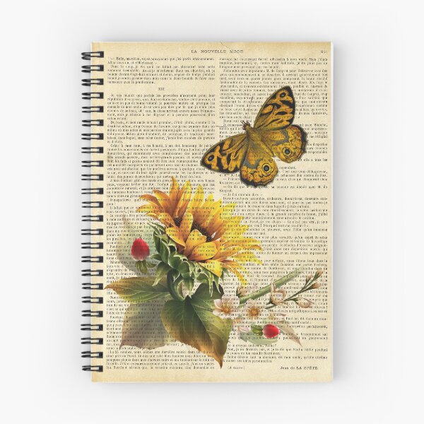 Item preview, Botanical print - Sunflower and butterfly designed and sold by Red Witch Art.