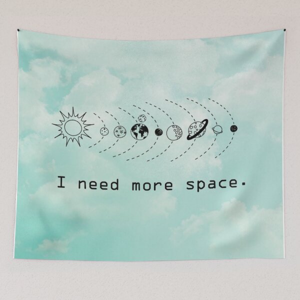 Item preview, blue spacel pastel pattern designed and sold by Memituss.