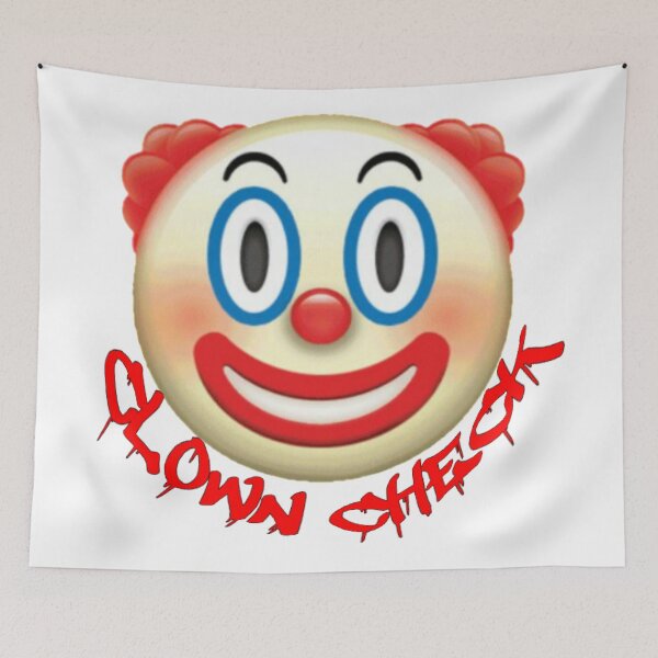 Item preview, Clown Check With Curved Text designed and sold by Melly-Jellyarts.