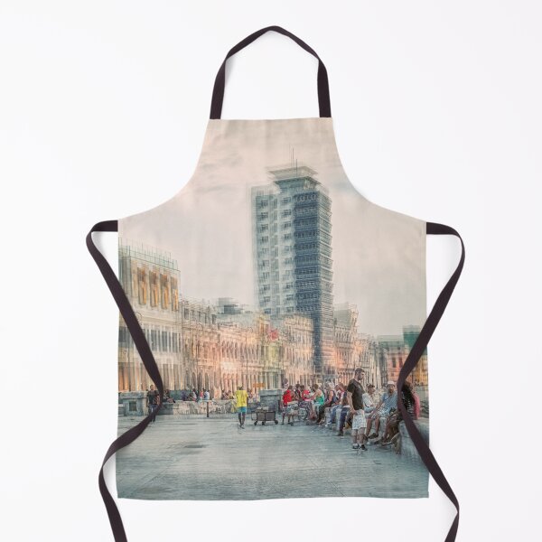 Item preview, Malecon night abstract designed and sold by Vicki Moritz.