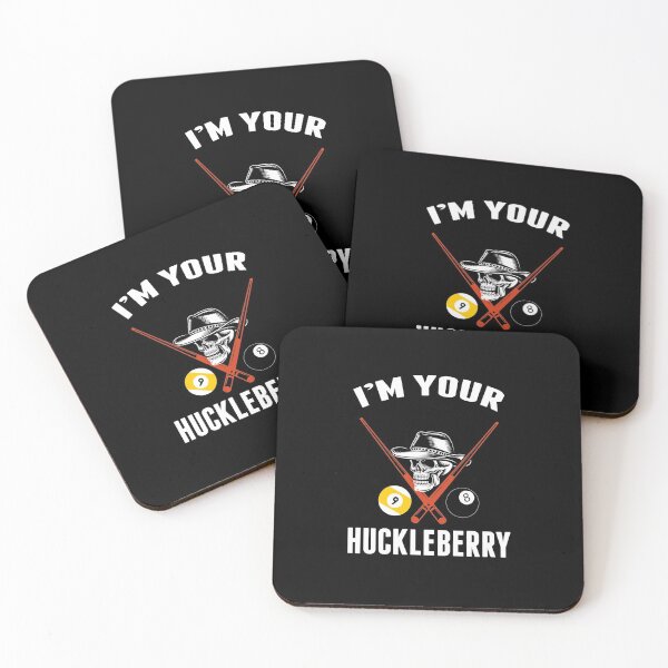 Item preview,  I'M Your Huckleberry Funny Cool Billiards Pool Players Cue Sports  designed and sold by sols.
