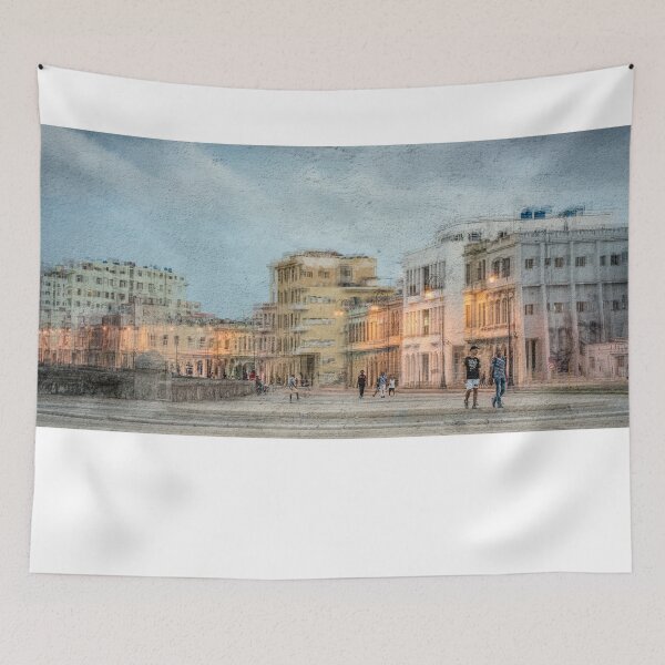 Item preview, Malecon night abstract2 designed and sold by Vicki Moritz.