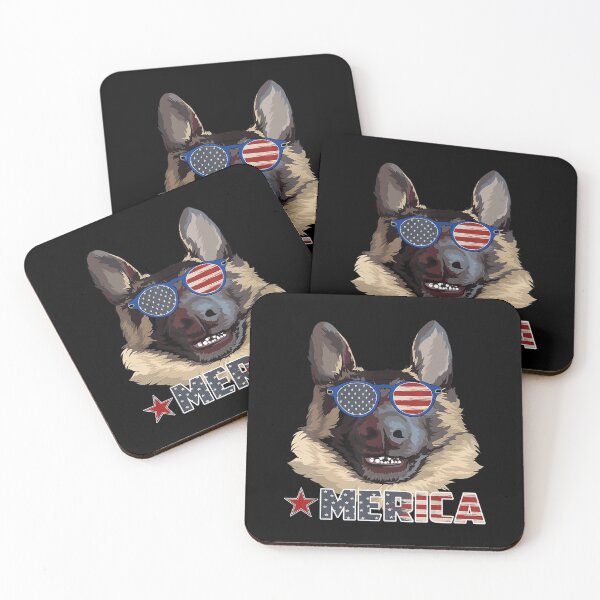 Item preview, America German Shepherd US Flag Funny 4th Of July Dog Mom Dad Pet Lover designed and sold by MagicJohnson22.