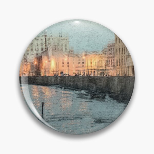 Item preview, Malecon night abstract3 designed and sold by Vicki Moritz.