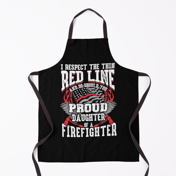Item preview, Daughter of Firefighter Respect The Thin Red Line Proud designed and sold by funnytshirtemp.