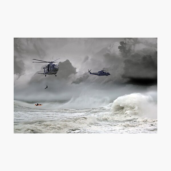 Merlin Rescue Photographic Print