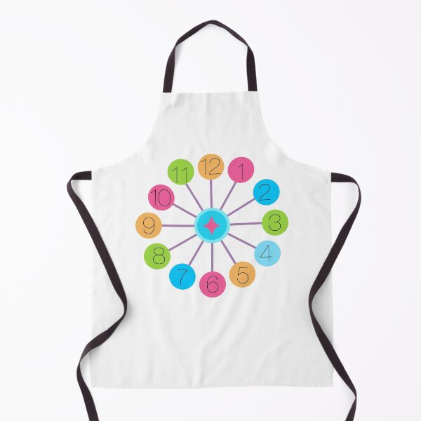 Item preview, Mid Century Modern Colorful Ball Clock Face Retro Vintage designed and sold by funnytshirtemp.