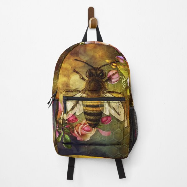 Item preview, Honey bee floral vintage dream designed and sold by Red Witch Art.