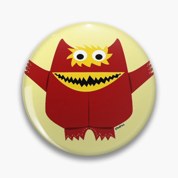 Item preview, SIXTIES BRICK RED MONSTER DOLL designed and sold by KimShakes.