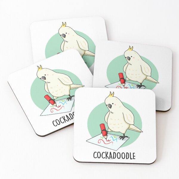 Item preview, Cockadoodle Funny Cockatoo Puns  designed and sold by punnybone.