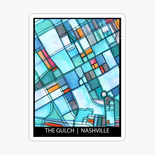 The Gulch, Nashville Sticker