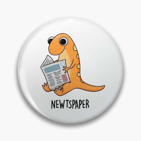 Item preview, Newtspaper Newspaper Funny Newt Puns  designed and sold by punnybone.