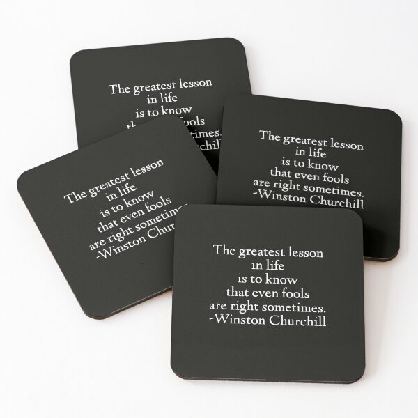 Item preview, Copy of Winston Churchill Quote - The Greatest Lesson In Life designed and sold by StoaMart.
