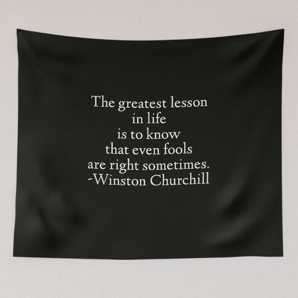 Item preview, Copy of Winston Churchill Quote - The Greatest Lesson In Life designed and sold by StoaMart.
