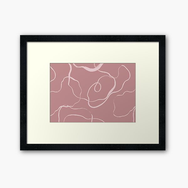Item preview, Abstract Dusty Rose designed and sold by weirdoodle.