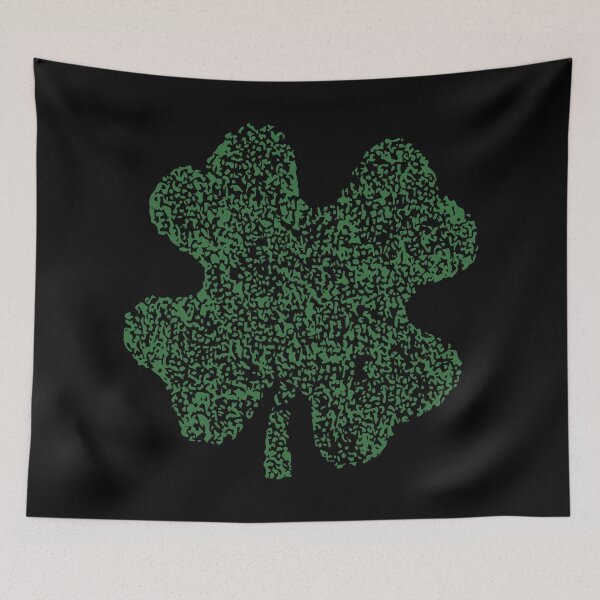 Item preview, Luck Find #001 Web 4 ~~ Clover Heart Logo (Textured Green Print) designed and sold by SirDouglasFresh.