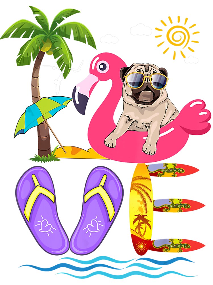 Pug flip clearance flops