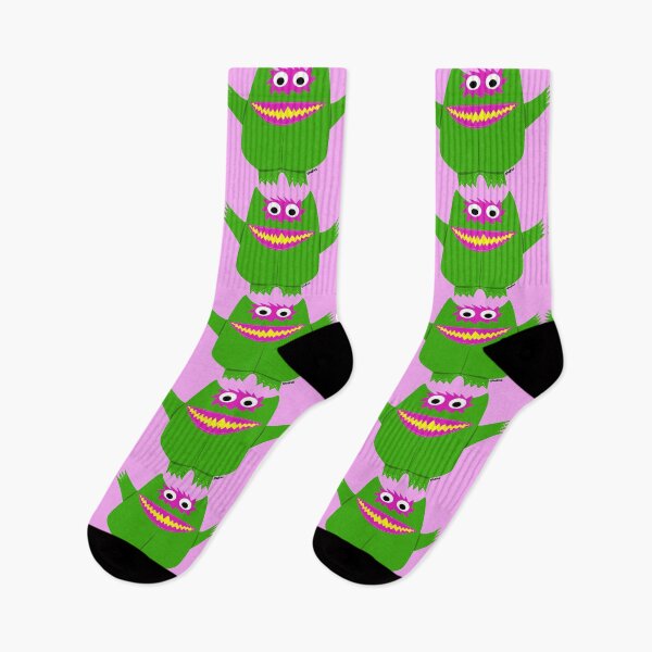 Item preview, SIXTIES LIME GREEN MONSTER DOLL designed and sold by KimShakes.