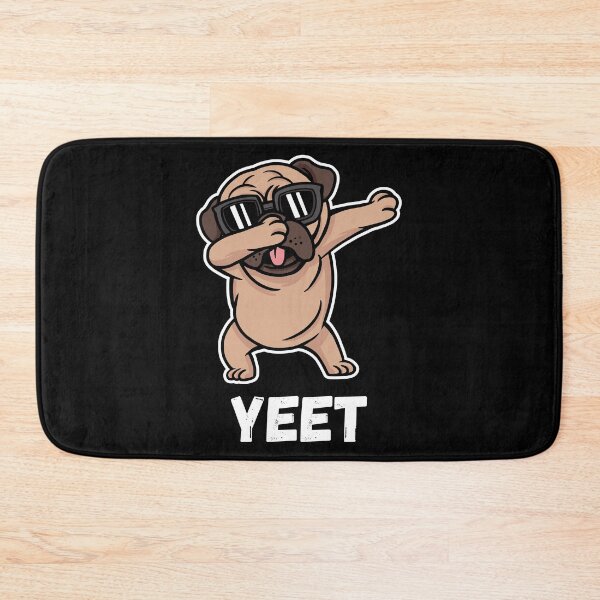Item preview, Dabbing Pug Saying Yeet designed and sold by cutenfunny.