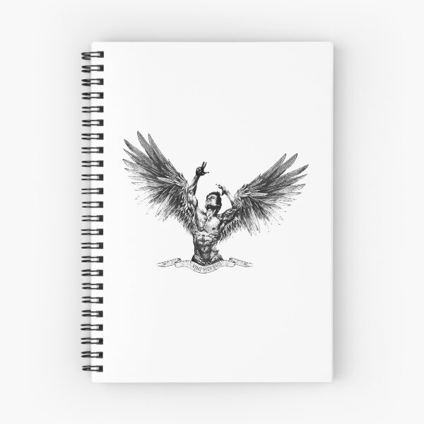 Item preview, Zyzz Winged Tee designed and sold by Shreddedbrah.