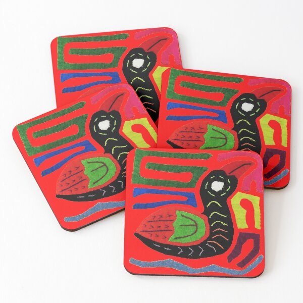 Item preview, Kuna Mola Design Duck designed and sold by ejverf.