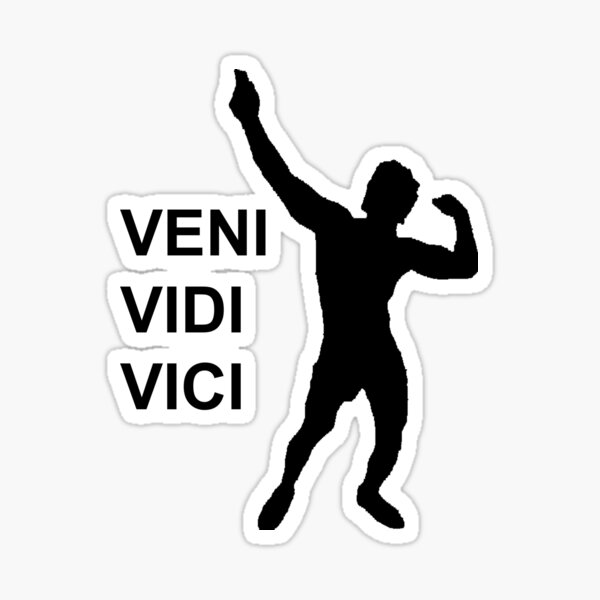 Zyzz Veni Vidi Vici Calli text' Sticker