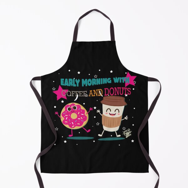 Item preview, Early morning with, coffee and donuts designed and sold by fanslovers.