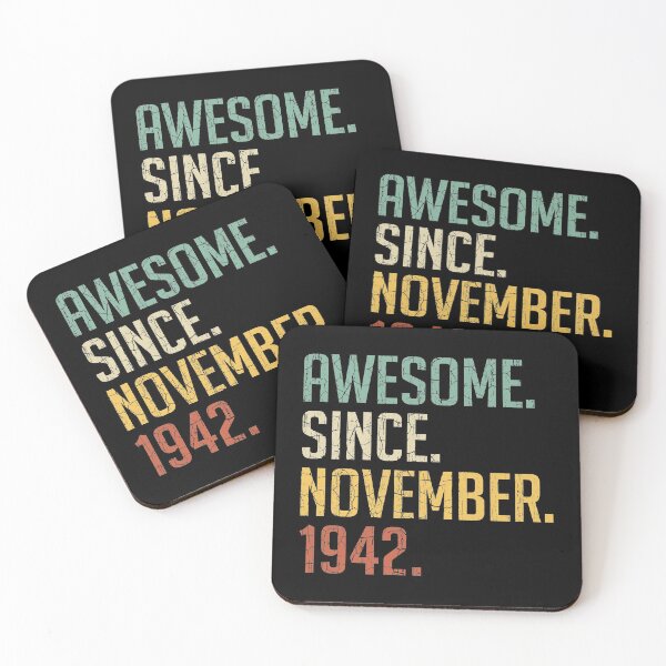 Item preview, Awesome Since November 1942 78th Birthday Gift 78 Years Old Vintage November 1942 designed and sold by Takatv.