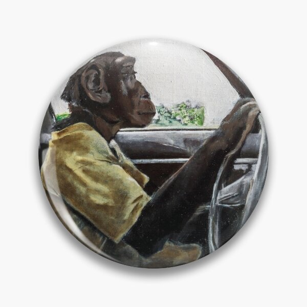 Item preview, Monkey Driving Car | A Chill Chimpanzee Driving a Car  designed and sold by Jacob la Cour.