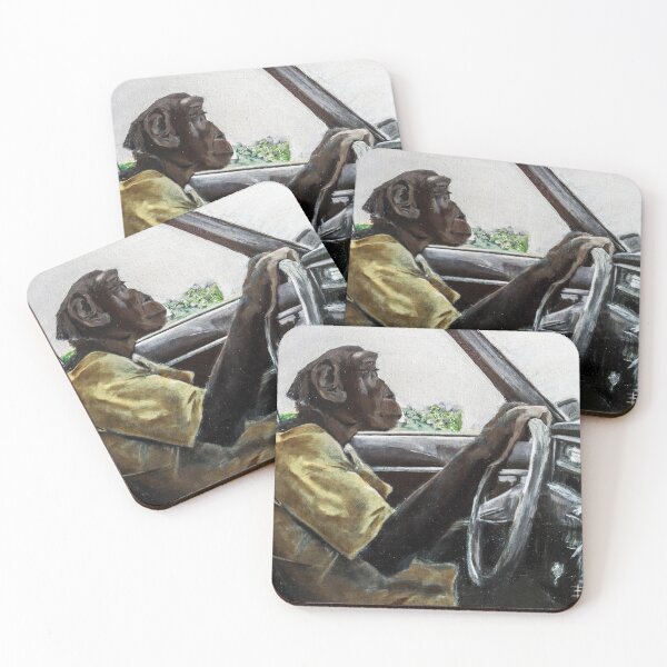 Item preview, Monkey Driving Car | A Chill Chimpanzee Driving a Car  designed and sold by Jacob la Cour.