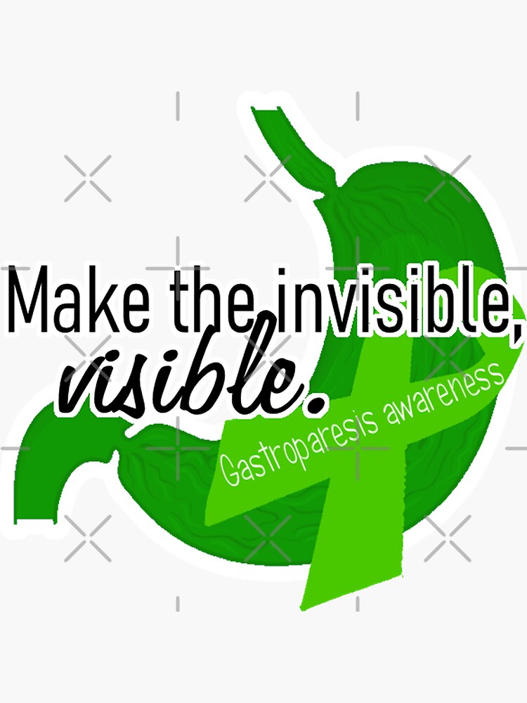  make the invisible visible gp awareness sticker for sale by