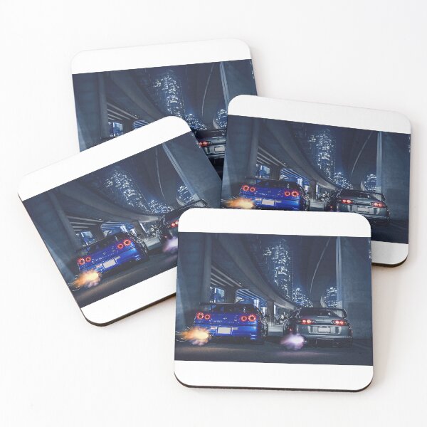 Item preview, Nissan Skyline R34 and Toyota supra  designed and sold by craftedbycale.