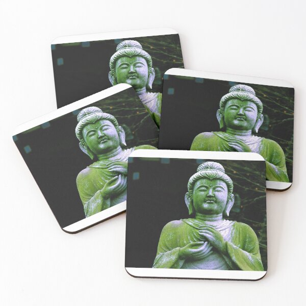 Item preview, Green Buddha, Kyoto, Japan designed and sold by Roz McQuillan Fine Art & Photography.