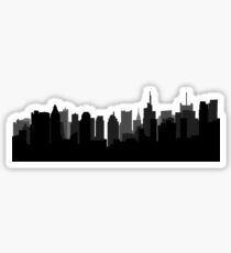 Pegatina horizonte de la ciudad de nueva york