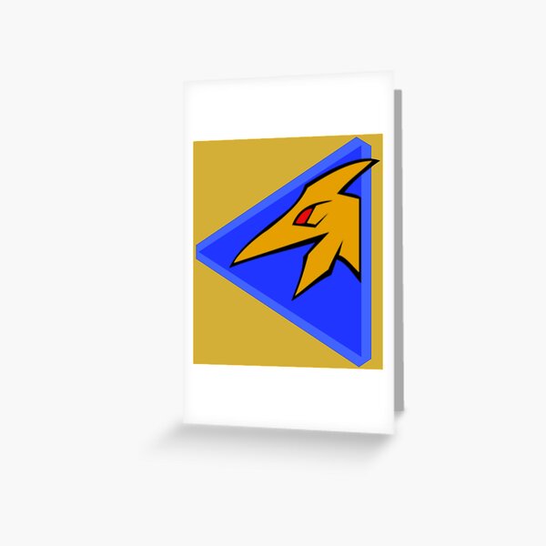 Kyoryu Gold Ptera Greeting Card