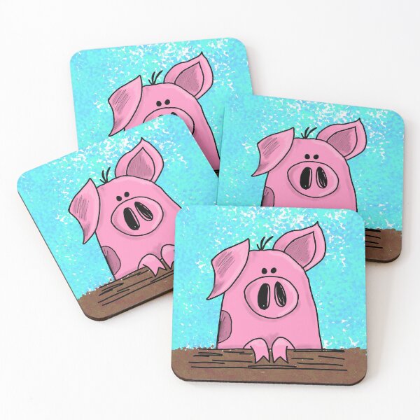 Item preview, Happy pig! designed and sold by jardakelley.