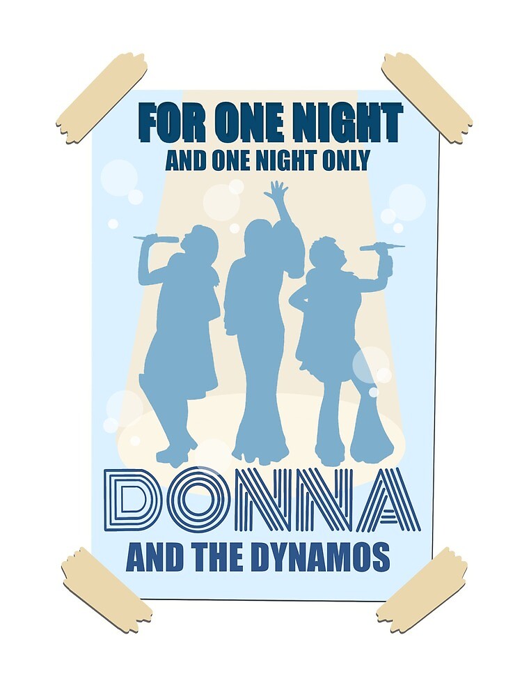 Donna And The Dynamos One Night Only Mamma Mia  Tote Bag for Sale by  Chelykan