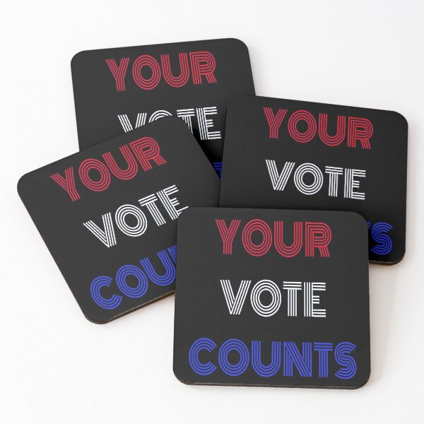 Item preview, Your Vote Counts - Red, White and Blue  designed and sold by ArtByLM.