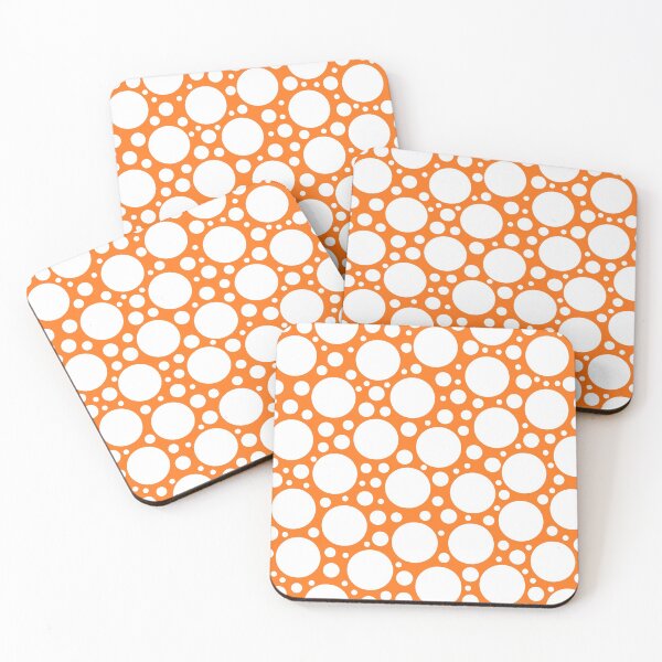 Item preview, Polka Dots in Orange & White designed and sold by Whoopsidoodle.