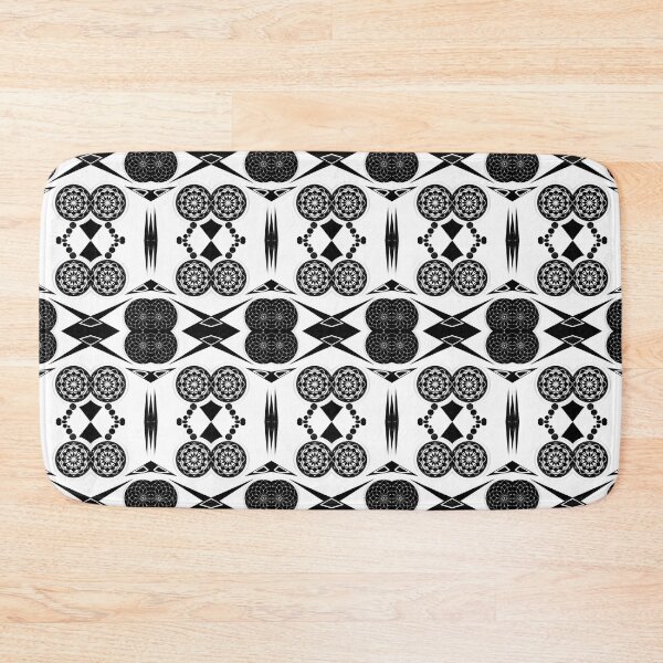 Item preview, BLACK AND WHITE GEOMETRIC DESIGN AND MANDALA designed and sold by GreenVenus.