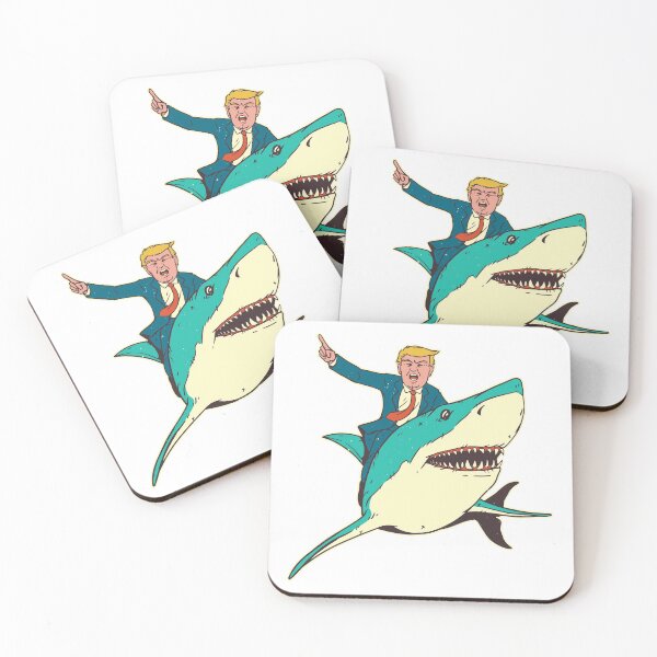 Item preview, Trump Shark, Officially Licensed And Copyrighted Trump Shark, POTUS, President Of The United Sates, American Flag, USA Flag, Donald Trump, Trump 2020 designed and sold by LoveGiftHub.