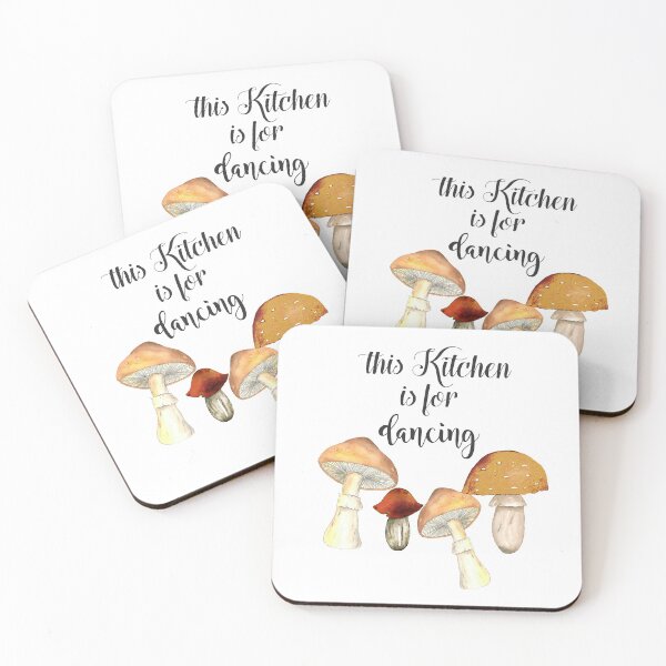 Item preview, This kitchen is for dancing mushrooms designed and sold by latiendadearyam.