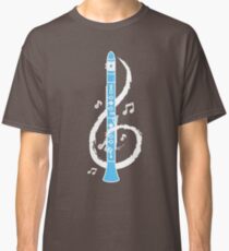 Musical Clarinet Treble Clef Classic T-Shirt