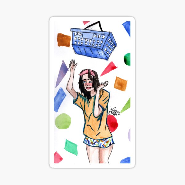 Basket Case Sticker