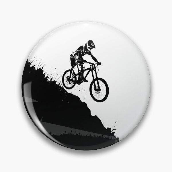 Artikelvorschau, Downhill Mountainbiker in der Abfahrt entworfen und verkauft von lackjunkie.