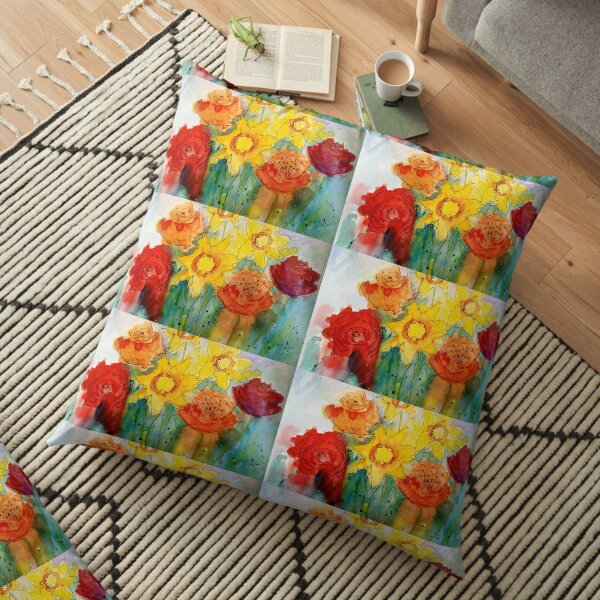 Mothers Day Bouquet K Floor Pillow